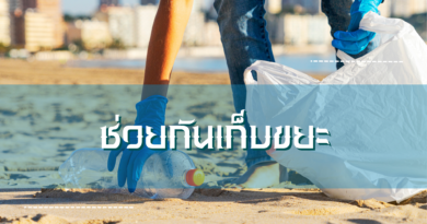 ช่วยกันเก็บขยะ